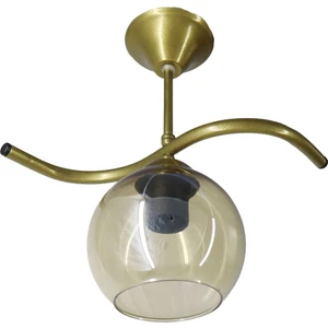 Mutu Ticaret Fuji Eskitme Tekli Bal Camlı Avize | Kaliteli Modern Metal Avize