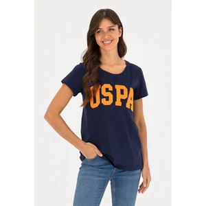 U.S. Polo Assn. Kadın Lacivert Tişört Basic 50280036-VR033