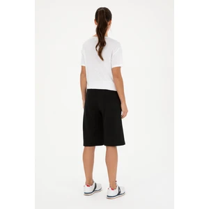 U.S. Polo Assn. Kadın Siyah Şort (Örme) 50280073-VR046