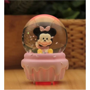 Kar Küresi 6 Cm Disneyland Minnie Mouse Işıklı Kar Küresi