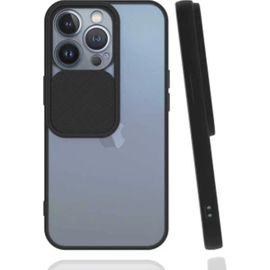 Megafox Teknoloji Apple iPhone 13 Pro Uyumlu Kılıf Lensi Kapak, Siyah