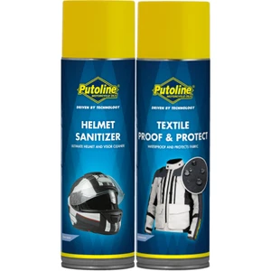 500 ml Aerosolputoline Tekstil Sıvı Koruma ve Temizleme & 500 ml Helmet Sanıtızer Putoline Temizlik Set-1