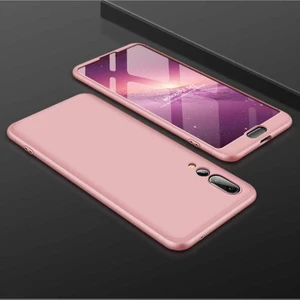 Megafox Teknoloji Huawei P20 Pro Uyumlu Kılıf Ays Kapak, Rose Gold