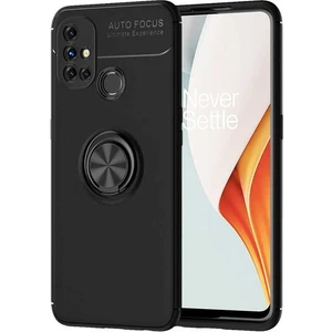 Megafox Teknoloji Oneplus Nord N10 5g Uyumlu Kılıf Ravel Silikon Kapak, Siyah