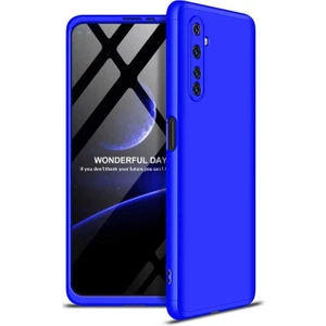 Megafox Teknoloji Realme 6 Uyumlu Kılıf Ays Kapak, Mavi