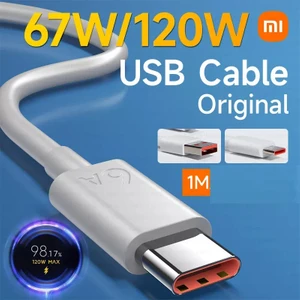 Max 120W Mi Turbo Kablo Saniye Göstergeli 6A Type-C Kablo
