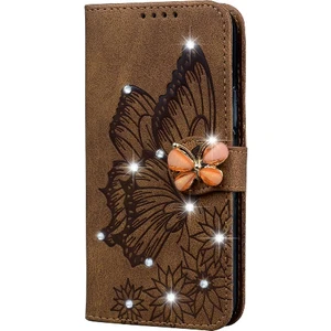 YH Market Samsung Galaxy With 5g Kickstand Koruyucu Deri Cüzdan ile (Yurt Dışından)