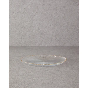 English Home Siana Cam Servis Tabağı 28 cm Gold