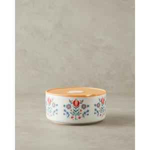 English Home Carnival Flower New Bone China Saklama Kabı Sarı
