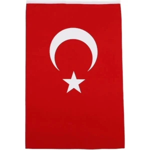 Sina Filamax 200X300 cm Kendinden Kulplu Alpaka Kumaş Türk Bayrağı