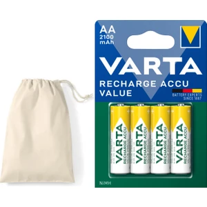 56616 Şarj Edilebilir Value 2100MAH Aa Kalem Pil+Saklama Kesesi Hediye
