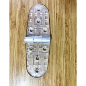 Şen 11 cm Plastik Menteşe Şeffaf 10 Adet