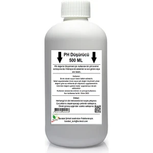 500 ml Ph Düşürücü Hidroponik ve Sıvı Gübre ve Sıvı Besin Için