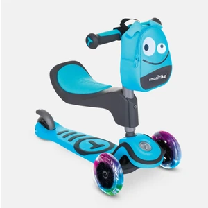 Smartrike T1 3#Ü 1 Arada Oturaklı Ve Çantalı Çocuk Scooterı (15 Ay  5 Yaş)Blue
