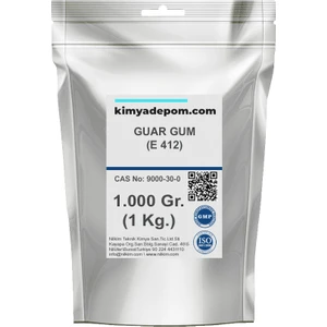 Kimya Depom Guar Gum E-412 (Guar Sakızı) 1 Kg.