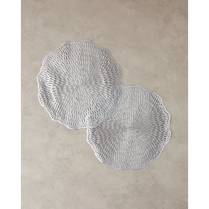 English Home Ivory Pvc 2'li Amerikan Servis Silver