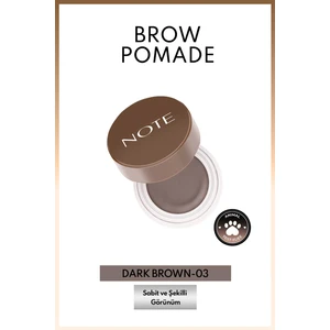 Note Cosmetics Brow Pomade Kalıcı Kaş Pomadı 03 Dark Brown