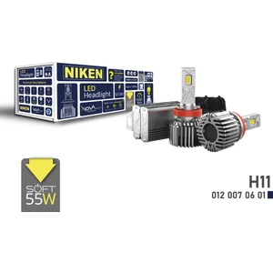 Nova Soft H11 LED Xenon 55WATT 9000 Lümen