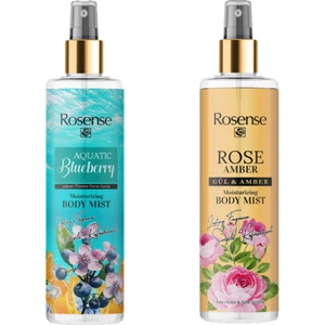 Body Mist Vücut Spreyi Rose Amber & Aquatic Yaban Mersini