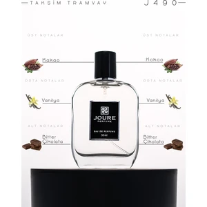 - J490VANİLYA Kakao  Bitter Çikolata Kokulu 50ML Kalıcı Edp Parfüm