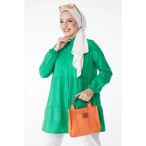 Yeşil Tesettür Tunik 13177