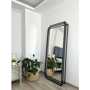Effe Yapı Dekor Siyah Metal Çerçeveli 180X80 cm Dekoratif Ayna