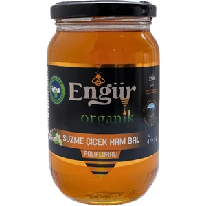 Engür Organik Bal Engür Organik Süzme Çiçek Balı 470 gr