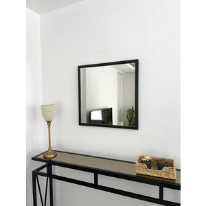 Effe Yapı Dekor Siyah Metal Çerçeveli 50X50 cm Kare Ayna