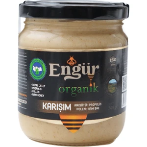 Engür Organik Bal Arı Sütü, Bal ,polen, Propolis Karışımı 250 gr