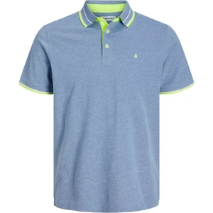 Jack & Jones Paulos Erkek Mavi Klasik Yaka Polo Tişört