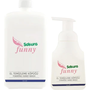 Sakura 1 Litre + 250ML El Temizleme Köpüğü Köpük Sabun