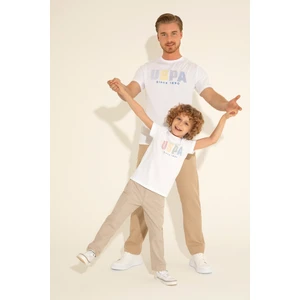 U.S. Polo Assn. Erkek Çocuk Taş Pantolon (Kanvas-Chino) 50282968-VR049
