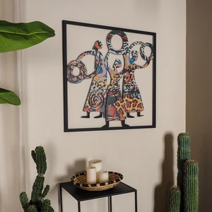 Triple Goddess Metal Tablo - Modern Ev Dekorsayonları - APT112 - Colorart