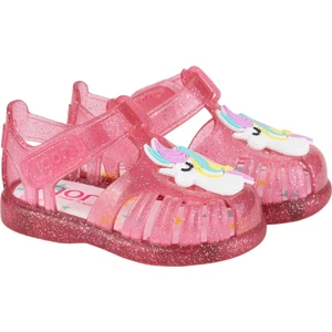 Kız Çocuk Tobby Gloss Unıcornıo Sandalet Fuchsıa Glıtter S10309-057