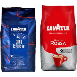 Gran Espresso 1 kg + Lavazza Qualita Rossa Çekirdek Kahve 1 kg