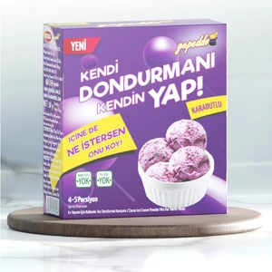 Ev Yapımı Için Karadut Aromalı Dondurma Tozu
