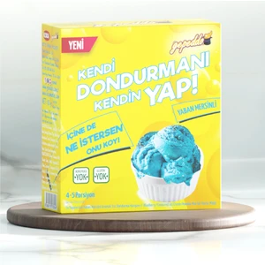 Ev Yapımı Için Yaban Mersini Aromalı Dondurma Tozu