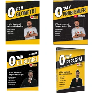 Rehber Matematik 0’dan Problemler ve 0’dan Geometri Soru Bankası - Rüştü Hoca 0’dan Dil Bilgisi ve 0’dan Paragraf