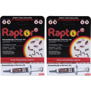Raptor Hamamböceği ve Karınca Jeli 5 gr 2 Adet
