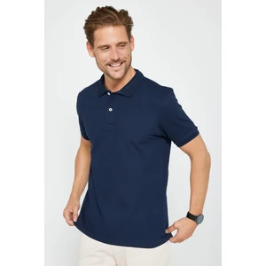 Slim Fit Düz Polo Yaka Erkek T-Shirt - Tudors