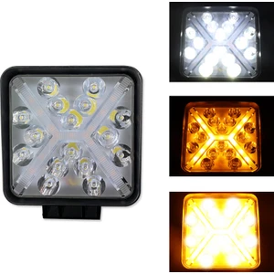 Çalışma Lambası Çakar Sinyalli 12-32V 10,8 X12CM Adet / LASS343