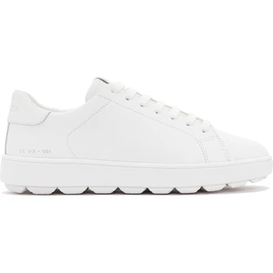 Kadın Beyaz Bağcıklı  Spherica Ecub Deri Sneaker D45WEB00085C1000