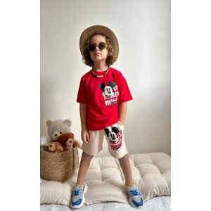 Jolly Kids Erkek Çocuk Karakter Baskılı Şortlu Takım