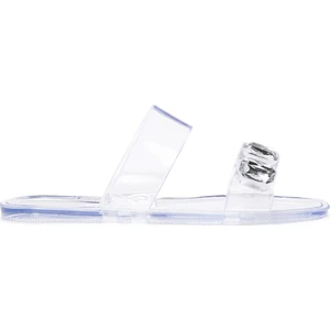 Kadın Şeffaf Jelly Taşlı Terlik