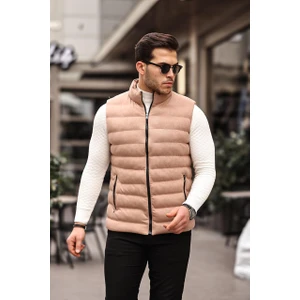 Mero Life Erkek Şişme Yelek Nubuk Süet Tasarım