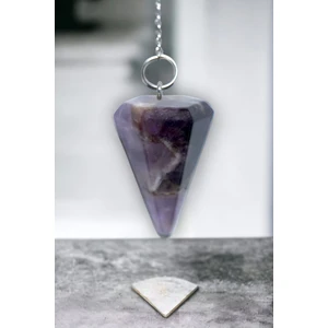 Mucizevi Yayınevi Ametist Taşı Doğal Taş Pandül Sarkaç