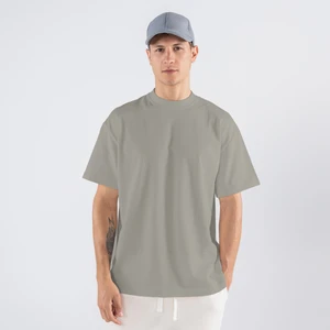 Friday Offset Soft Erkek Açık Yeşil %100 Pamuk Bisiklet Yaka Ekstra Oversize Tişört