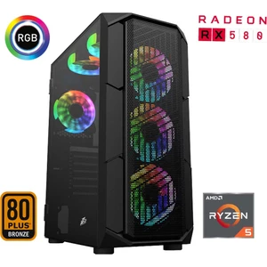 XSR445 Ryzen 5 5600 16GB Ram 256GB M.2 Nvme SSD 8gb RX580 Ekran Kartı Oyun Bilgisayarı