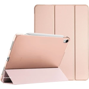 M.TK Moveteck Apple Ipad Air 11 Inç 2024 Air 6. Nesil Uyumlu Kılıf Akıllı Smart Uyku Modlu Standlı Şeffaf Smart Kapaklı A2899, A2900
