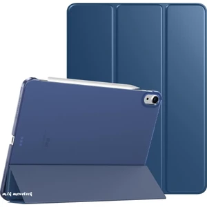 M.TK Moveteck Apple Ipad Air 11 Inç 2024 Air 6. Nesil Uyumlu Kılıf Akıllı Smart Uyku Modlu Standlı Şeffaf Smart Kapaklı A2899, A2900